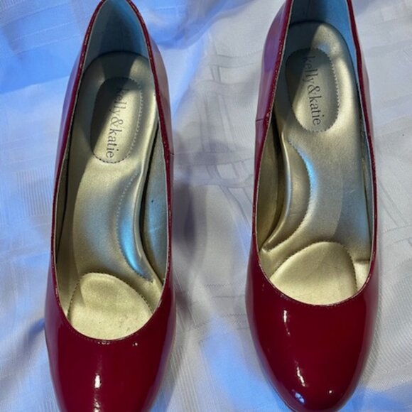 Ruby Red Pumps - Picture 2 of 4